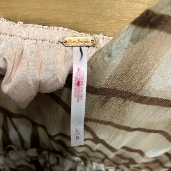 Free People Beige and Brown Patterned Dress - Picture 7 of 7